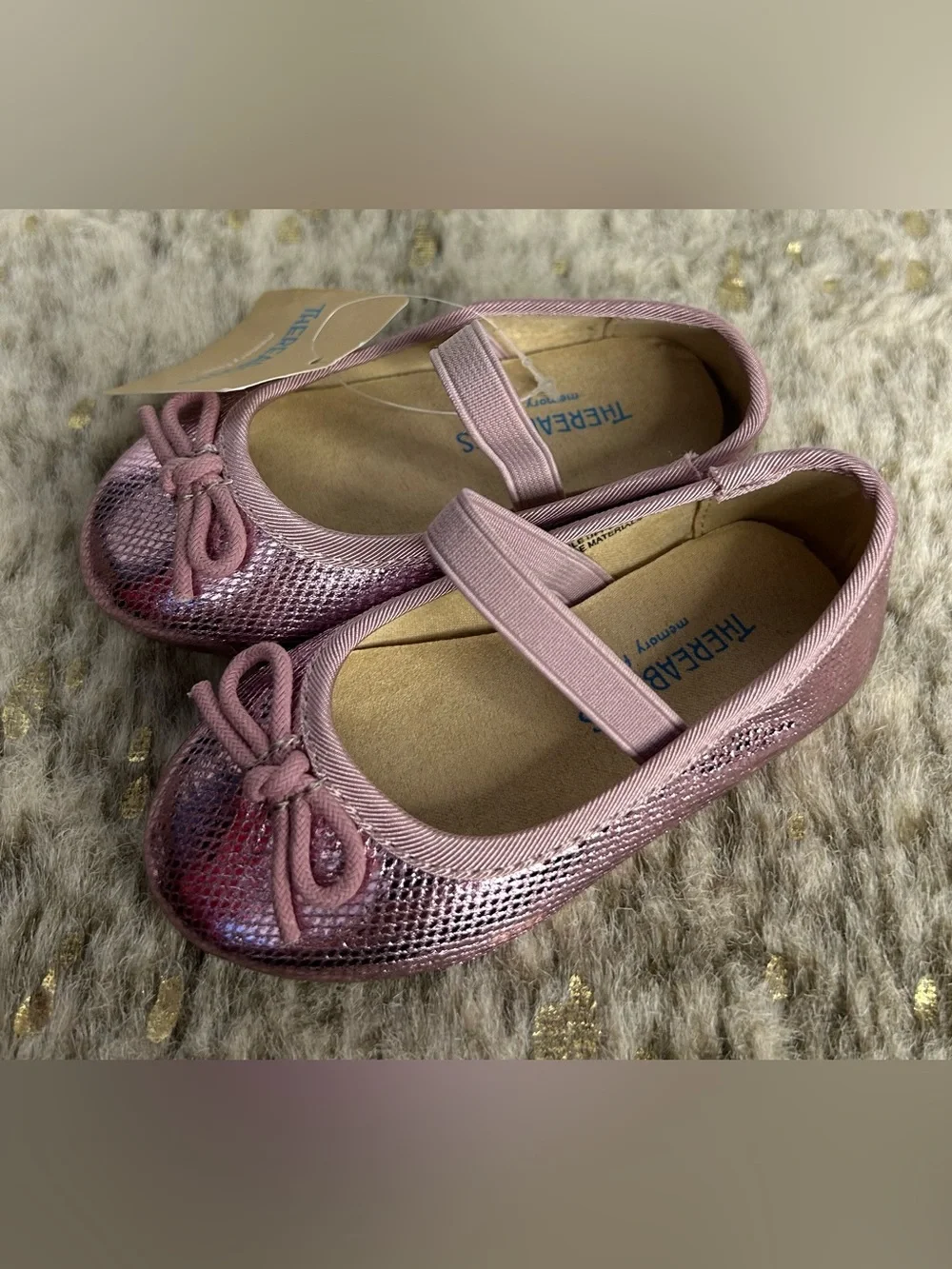5 for $25🔥Thereabouts Pink Mini Snake Ballet Slippers Baby Girls Size 5- New
